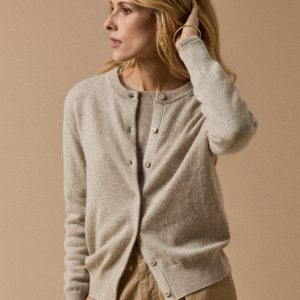 Gilet boutonné femme - Collection Cachemire