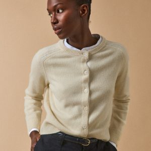 Gilet boutonné femme laine mérinos RWS*