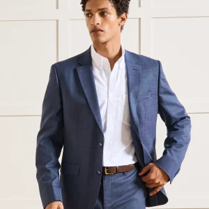 Veste de costume homme tissu texturé