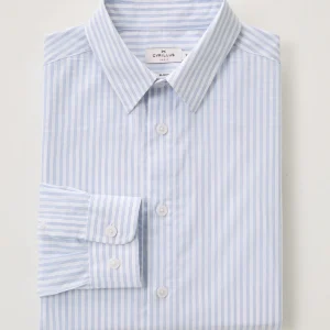 Chemise popeline rayée Slim Fit homme
