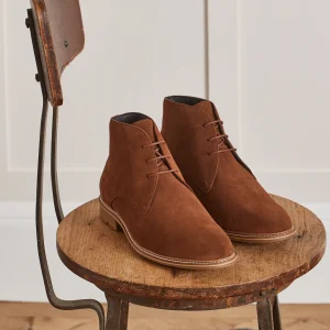 Derbies montants à lacets cuir homme