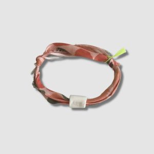 Bracelet Dorothy Motif Rose – Cylindre Art – Margote Céramiste