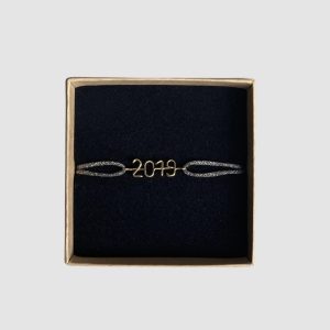 Bracelet Cordon Lurex bleu ocean 2019 Le Temps – Collection Numero – Atelier Paulin