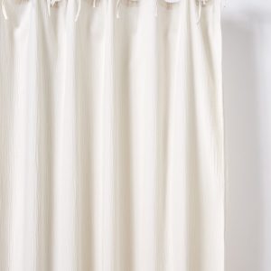 Rideau à nouettes en gaze de coton