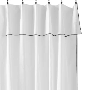 Panneau voile de coton finition point bourdon