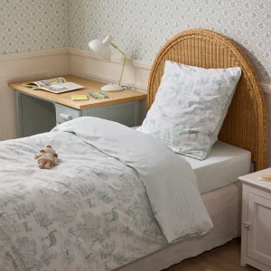 Housse de couette coton "Esprit petit Jouy"