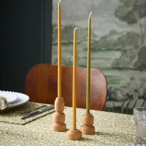 Bougeoir en bois par lot de 3 - Cyrillus X Maison Pechavy