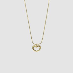 Collier – Coeur Nacré – Acier Inoxydable