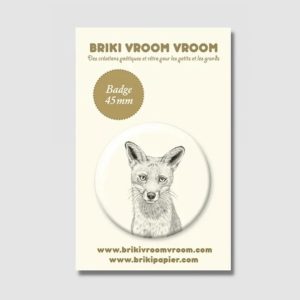 Badge – Renard – Briki Vroom Vroom
