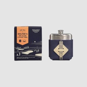 Flasque et Relève-Pitch pour Golfeurs – Gentlemen’s Hardware