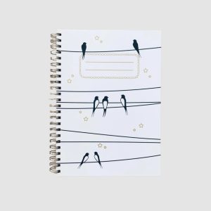 Carnet – Hirondelles sur un fil – Les Petites Hirondelles
