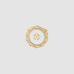 Bague – Marquise – Blanche – Acier Inoxydable