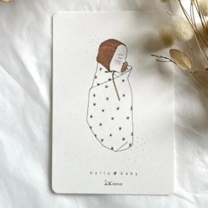 Carte – Bébé Emmailloté – Suite Creative