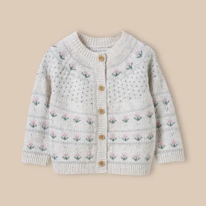 Gilet jacquard bébé
