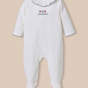 Dors-bien en velours brodé Bébé