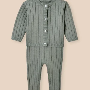 Ensemble bébé coton biologique et laine