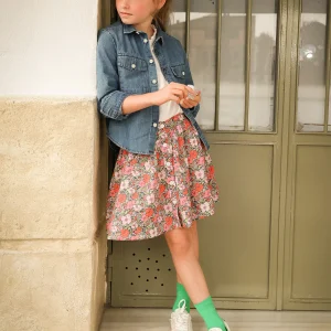 Jupe Fille en tissu Liberty