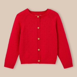 Cardigan Fille point fantaisie