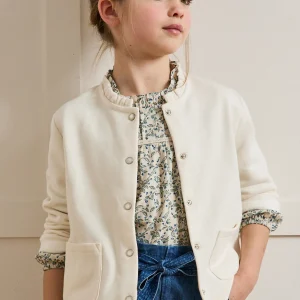 Gilet Fille en molleton - Coton biologique