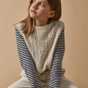 Pull sans manches Fille - Laine RWS*