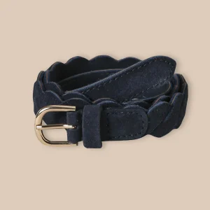 Ceinture tressée en cuir Fille