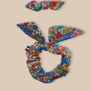 Chouchou + pince en tissu Liberty Fille