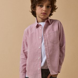 Chemise rayée garçon