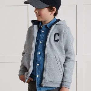 Sweat zippé à capuche Garçon