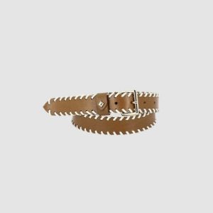 Ceinture La Turenne Arya Camel et Crème – Herbert Frère Sœur