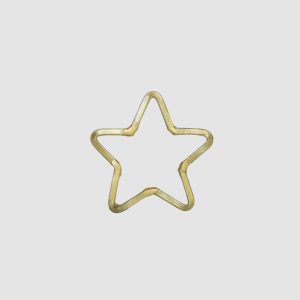 Clou en laiton doré – Étoile – Baubels