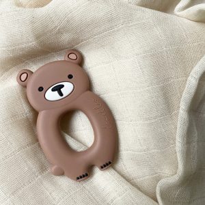 Anneau de dentition Ourson - marron