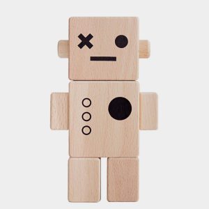 Baby Robot en bois – Naturel – Briki vroom vroom