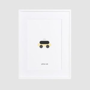 Affiche Yellow Cab – Maison Deux