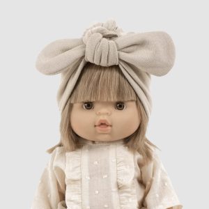 Turban en molleton – Coloris Lin – Minikane