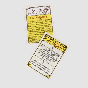 Cartes – Fin de soirée – Énigmes – Marc Vidal