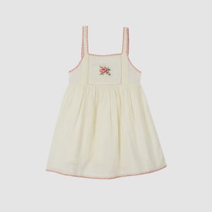 Robe à bretelles – Coton – Pétale – Enfant – Émile et Ida