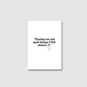 Carte – Quelqu’un sait – Image Republic