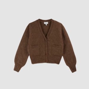 Cardigan ultra doux marron – Femme – Émile et Ida
