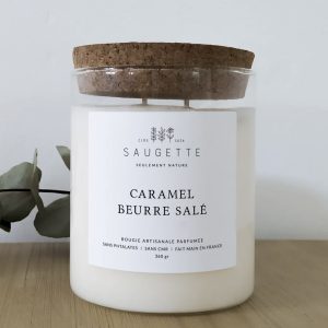 Bougie 360g – Caramel Beurre Salé – Saugette