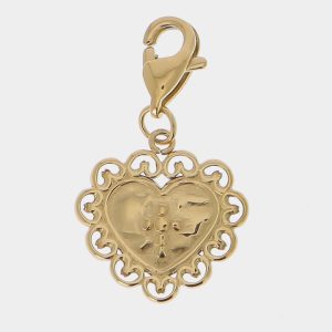Pendentif Charms Pampille – Coeur Dentelle