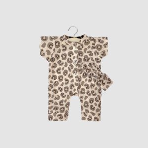 Combinaison Lili et son headband en coton Léo – Babies – Minikane