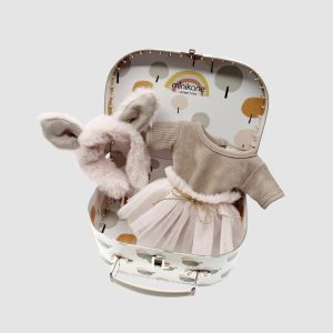 Ensemble Lapin – Tutu Rose dans sa valisette – Minikane