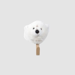 Porte-manteau Ours Blanc – Wild and Soft