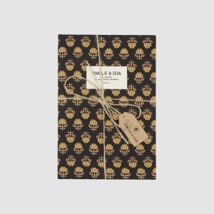 Cahier – Fleurs Noir – Emile et Ida