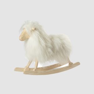 Mouton à bascule – Blanc – Povl Kjer