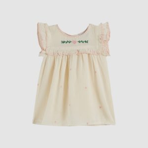 Robe Bébé – Brodée Coeur – Emile et Ida
