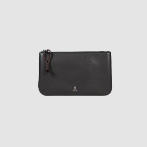 Petite Pochette Grainé Noir – Craie Studio