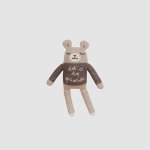 Doudou Ourson Friends – Main Sauvage x Organic Zoo