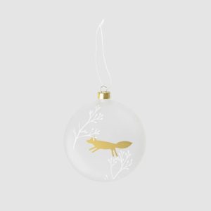 Boule de Noël Médaillon givré Renard – Räder