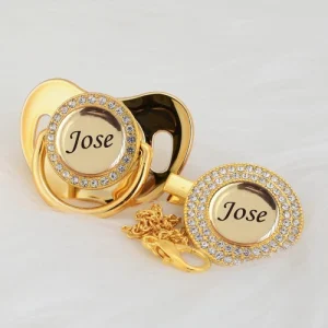 Sucette  Luxueuse Personnalisée ( Coffret Cadeau Offert )